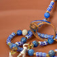 Bague Sankofa - Bleue