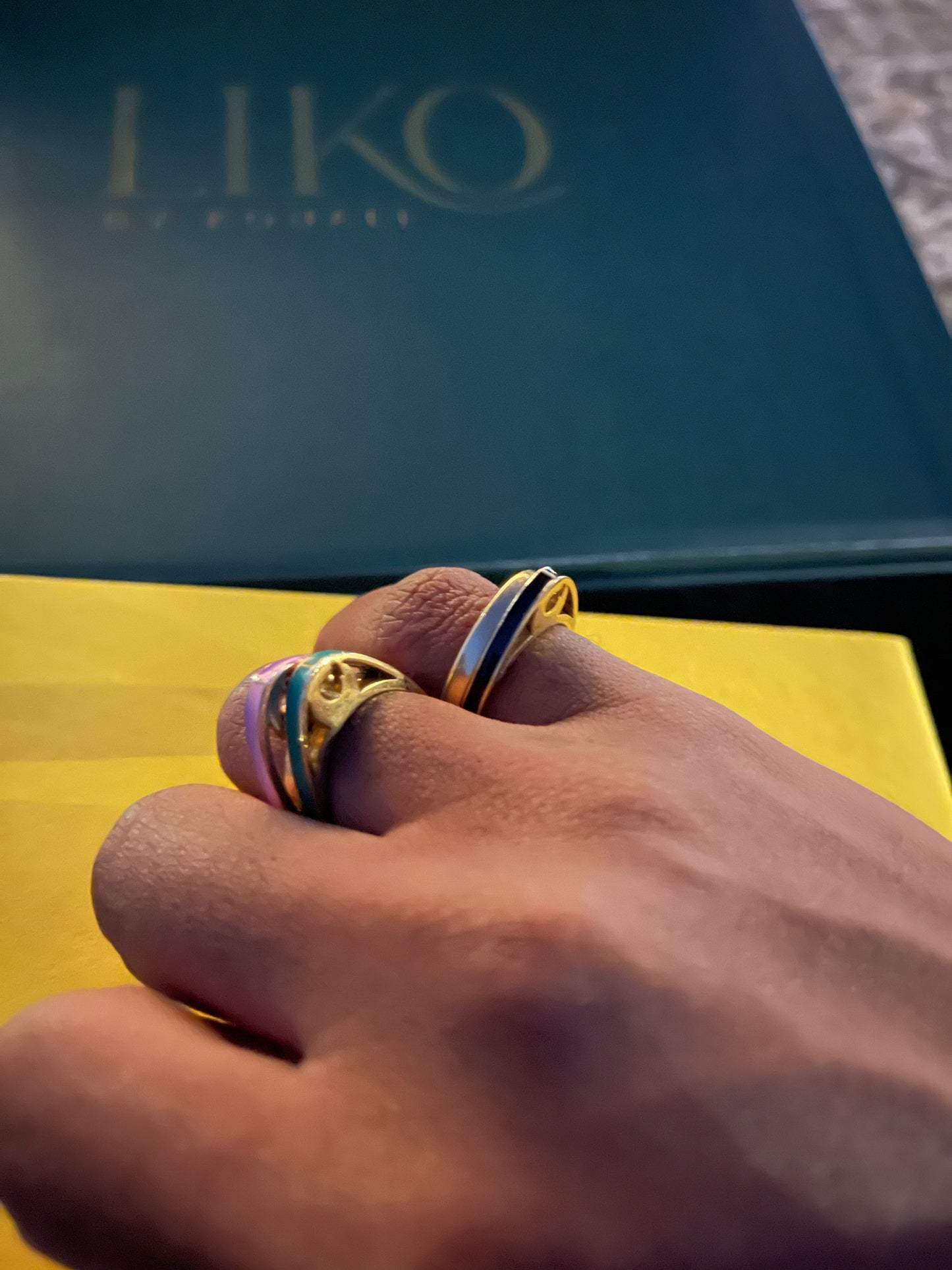 Bague Sankofa - Noire