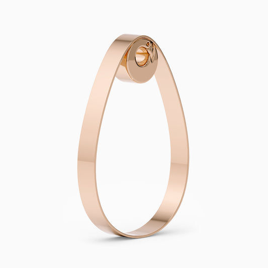 Bracelet Œuf - Sankofa Rose Doré