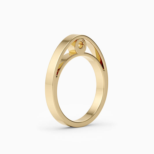 Bague Sankofa - Vermeil Doré