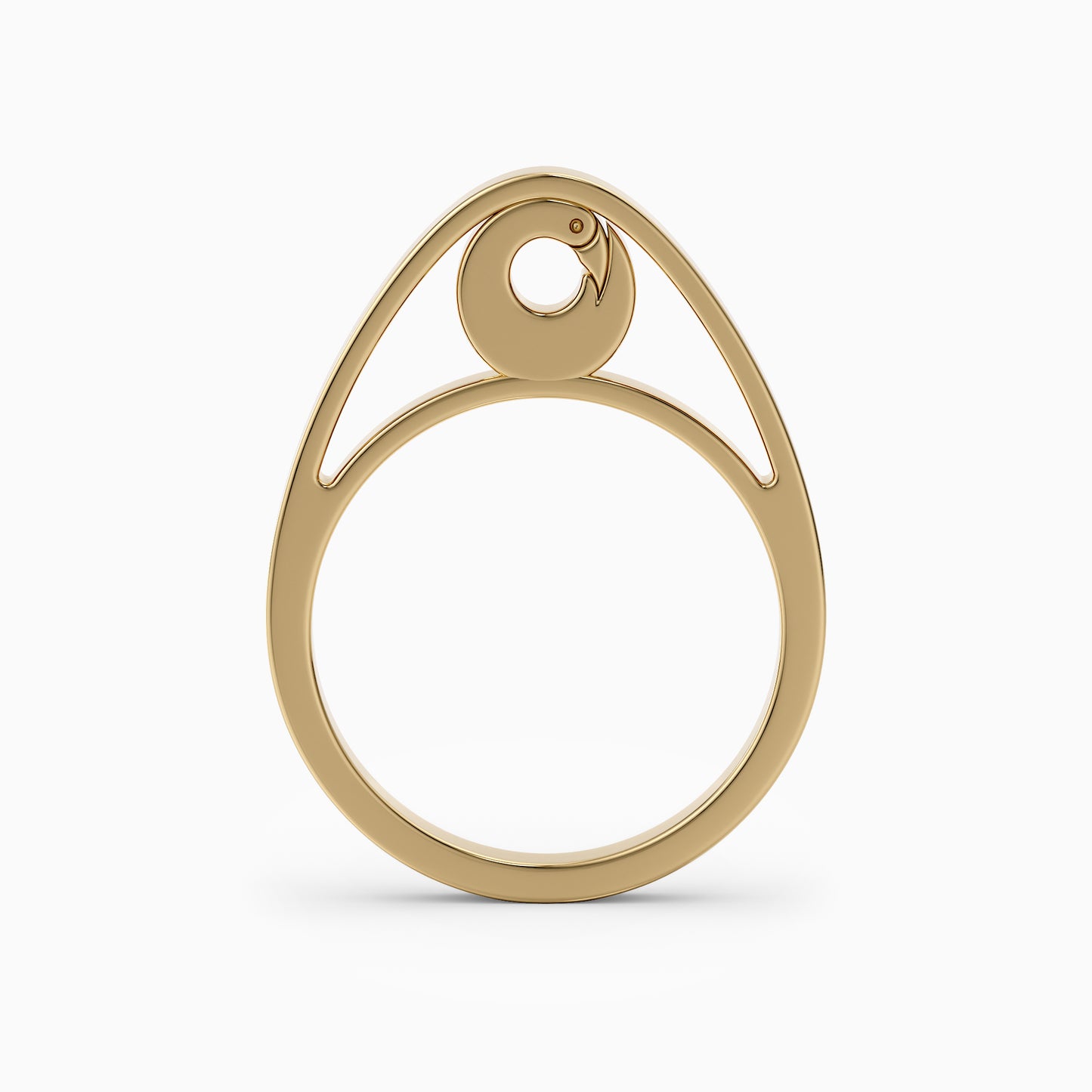 Bague Sankofa - Vermeil Doré