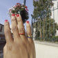 Bague Sankofa - Rouge